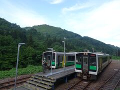 大白川駅で下車