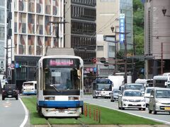 2023.07.15　水道町
連日の雨で貨物が届かないので８０５７レは運休。待ち時間がもったいないのできっぷの効力を活かし、新水前寺で降りて市電に乗り換えた。いつの間にか１８０円になったんだね…