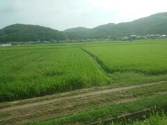  岡山の市街地を抜けるとのどかな田園地帯が広がってきました。