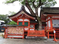 「八子神社」
宇佐神宮の本殿（一之御殿）のすぐ左側にあり、八幡大神（応神天皇）の八王子神を祀る神社です。
八王子神とは仏教の守護神・牛頭天王の８人の子供の総称で八将神とも言われ、母と子の守護神として信仰されています。
「社殿はなく楠の木に鎮まっている」とされ近寄れません。