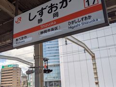 静岡駅では約10分で島田駅発の後続の電車に接続します。
島田駅で乗り換えてもよかったのですが、買い物をしたいので静岡駅まで乗った次第です。