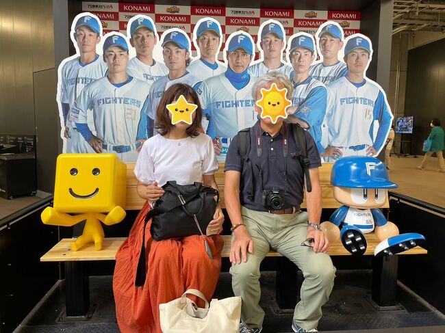 ファイターズの皆さんとパチリ