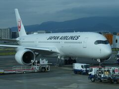 今回の搭乗機もA350－900です。
機体番号：JA16XJです。