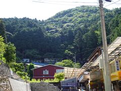 梅雨が明け夏本番の暑さで蝉もなきはじめ、涼を求めて車で二時間半ほど走って、
高知の香美市にある　龍河洞へ行ってみました。
朝8時半開園・・朝一番に着くって・・何時に起きればよいの?
なんて思ってたら、また体内時計でバシッと!早朝目が覚めて、6時ころ出発
鍾乳洞に一人は怖いので、旦那に助手席に乗ってもらって、やってきました。
この木々が茂ってる山の下が　龍河洞