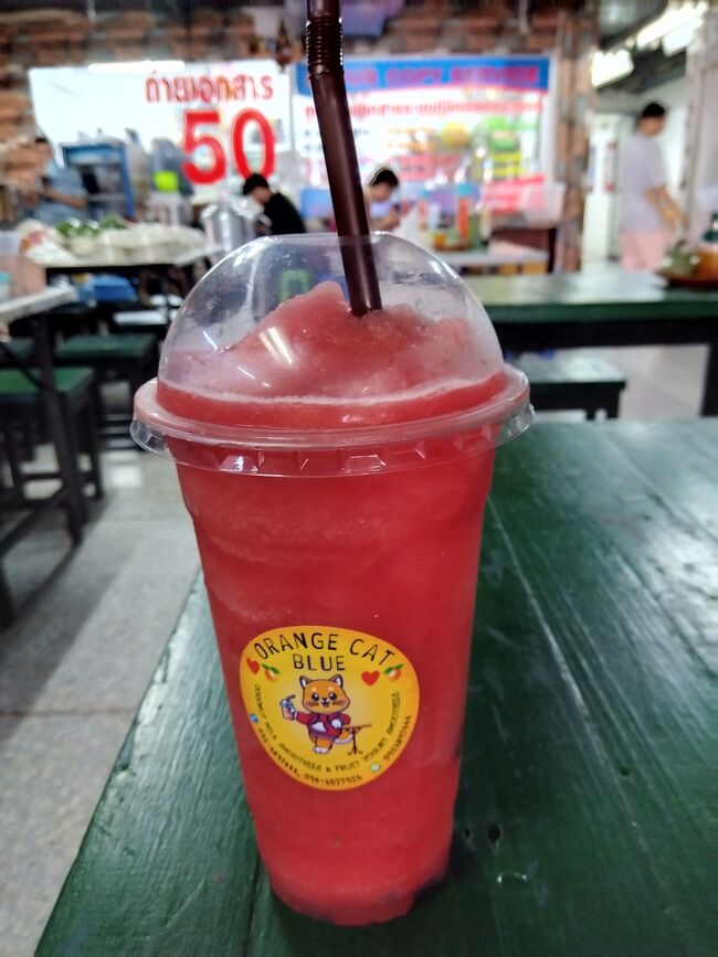 大好きなすいかジュース。