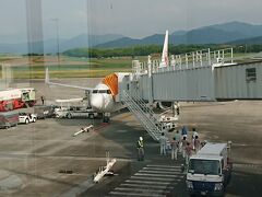 高松空港に到着しました！