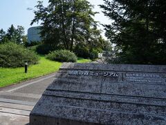 地上へ出ると、日差しが強い。そして、駅から数分歩くと、目指す『地底の森ミュージアム』が見えて来た。かなり立派な施設であるが、ひっそりとしていた。