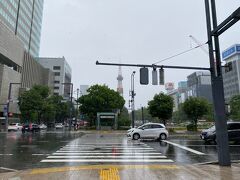 この日の札幌はずっと雨だった。札幌に遊びに来始めてからまとまった雨の日はあまり記憶にないな。冬の雪か夏の晴ればっかりだから、たまには雨も良いと思った。地下道が充実してるから影響ないしね(^-^)