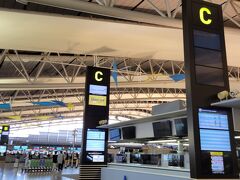 今回はANAの特典航空券でアシアナ航空利用だったので
関空第一ターミナルから出発です。