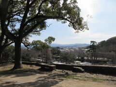 珍しくも「和歌山城動物園」がある辺りの景観