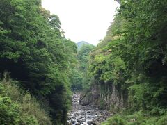 高千穂峡の上に架かる高千穂大橋