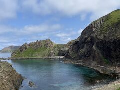 まずはスカイ岬へ。
透明度が高くてすごく綺麗な海です。
ぴったりな名前です。