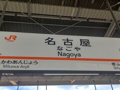 名古屋駅から帰ります。

食事しようかなぁと思っていましたが、お腹空いていなかったしどこのお店も混雑していたのでお茶だけしました。

最近は新幹線の駅は、いつも予想よりたくさん人がいます。