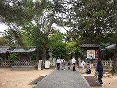 萩城址を後にし、松陰神社に移動してきました。