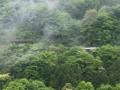 　道の駅から見えるJR木次線の様子です。