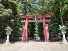 彌彦神社に着きました。一の鳥居です。