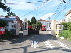 日本自工業機械八王子工場　消防車が見えた