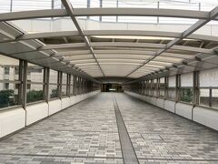 デッキを渡っていると、また飛行機が上空を通り過ぎました。
山手通りを越えて、オペラシティの2Fに入りました。
