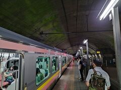 9時50分頃に日本一のモグラ駅「土合駅」に到着。
真夏だが、駅の中はとても涼しい。