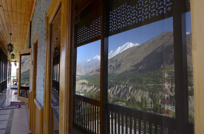 フンザでは、割と高級なホテルが用意されていた。