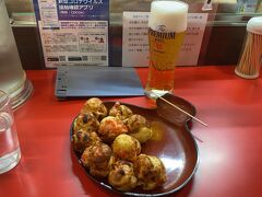 タコ焼きとビール