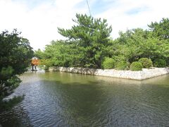 桑名城趾である九華公園に着きました。
天守があった辺りです。