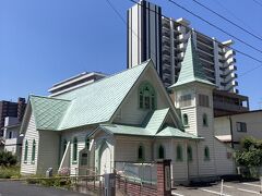 明治43年地区の聖ペテロ教会
立教大学初代校長のガーディナーが設計。