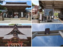 念願の岩牡蠣を食べた後はすぐ近くにある
大洗磯前神社へ。
御社殿等は戦国時代の兵乱によって焼失してしまいましたが本殿・拝殿・随神門は水戸藩２代藩主徳川光圀公の命で造営を始め、３代綱條公の1730年に完成したそうです。

