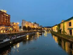 小樽運河の夜景も雰囲気良かったですね。