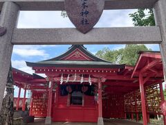 この旅５ヶ所目の御朱印を頂く。恋が叶う神社として有名らしい。何組かの女子のグループが参拝していました。
その後、福岡空港でレンタカーを返却。2泊３日の熊本旅、充実した旅になりました。