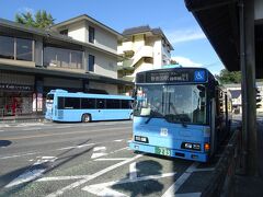 錦帯橋のバス停に着きました