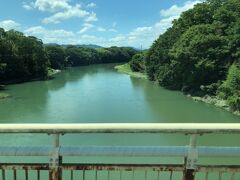 市町境の櫛田川を渡り、多気町へぴょーん。
