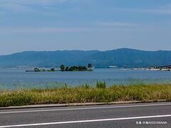 11:21　大根島から中海の京島