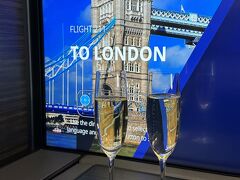 素晴らしいロンドンへの旅を願って、カンパーイ！ (*^∇^)／Y☆Y(^∇^*)

＜シャンパン＞
〇 シャンパーニュ・デュヴァル・ルロワ・ブリュット・レゼルヴ
　 （Champagne Duval-Leroy Brut Réserve）