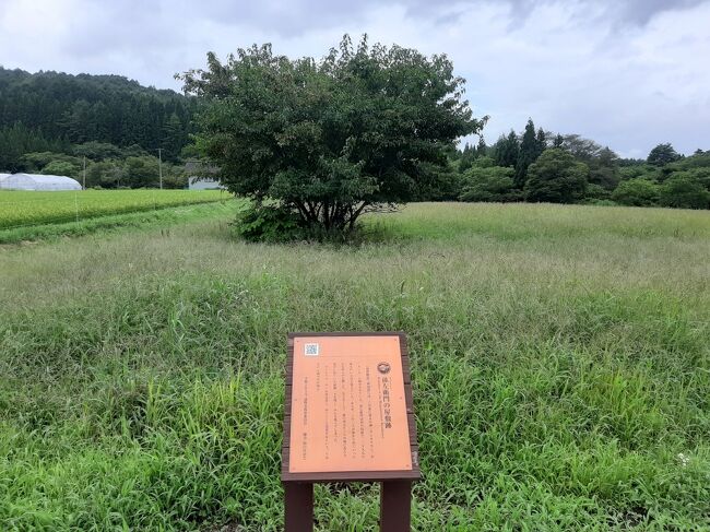 ざしきわらしを追い出してしまった結果、家族や使用人がみんなキノコの毒に中って死んでしまい、栄えていた家が跡形もなくなってしまった山口孫左衛門の屋敷跡。