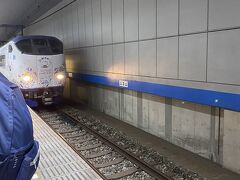 関西空港駅の券売機は長蛇の列だったので、タッチで入場