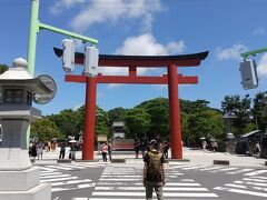 やってきました！鶴岡八幡宮！