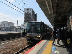 大垣駅で乗り替えです。