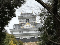約4分かけて金華山の山頂駅に到着すると、そのさらに上に岐阜城が聳えている。