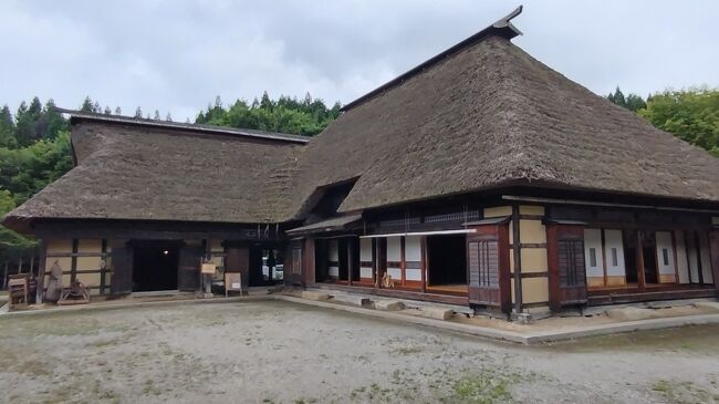 こちらにも、曲屋（旧佐々木四郎家住宅）がありました。