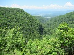 観音堂の近くの展望台から見た横谷渓谷。
横谷観音から乙女滝までは遊歩道が造られています。観音近くは急な坂道があるので、散策するなら、下りになる横谷峡入口バス停の駐車場から行くことをおすすめします。駐車場から観音堂へ行く途中の山の中に、小さな大瀧神社があるので共に訪れてもいいと思います。