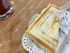 ホットサンドを持ち帰り