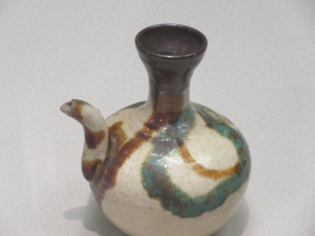 無料クーポン配布 アプリ 布袋 色絵 平戸焼 徳利 古平戸 水注 工芸品