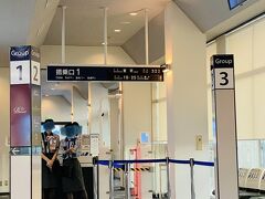 そしてまた山道を通って1時間半ほどで空港に戻ってきました。
ゲートの機械が新しくて、ピンクの紙が出てこないタイプでした。

ANA322  18:25富山発　19:35羽田着