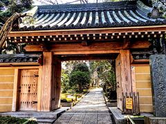 中心部に戻る途中、報国寺という寺院があったので行くことにした。	