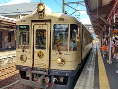 天橋立駅に戻ってきました。帰りの電車は黄色の電車でした。

ここから城崎温泉を目指します・