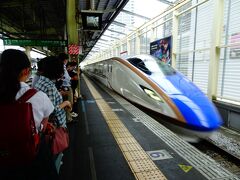 ４日目最終日は高崎駅から出発
07:41発、「たにがわ４０２号」に乗車、本日は月曜日の朝とあって通勤通学の乗客が多いです