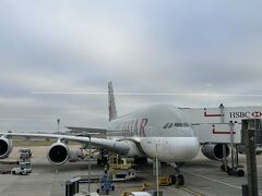 　アフリカにも訪れてみたいとは思いますが、いつか機会があればということで…。

【写真】ヒースロー空港に到着したQR011便。搭乗機はあこがれのA380-300でした。（ロンドン）