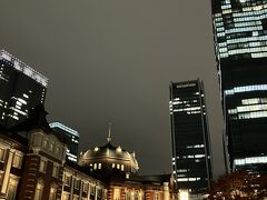 東京駅は夜もかっこいい。