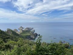 白島崎の眺め。